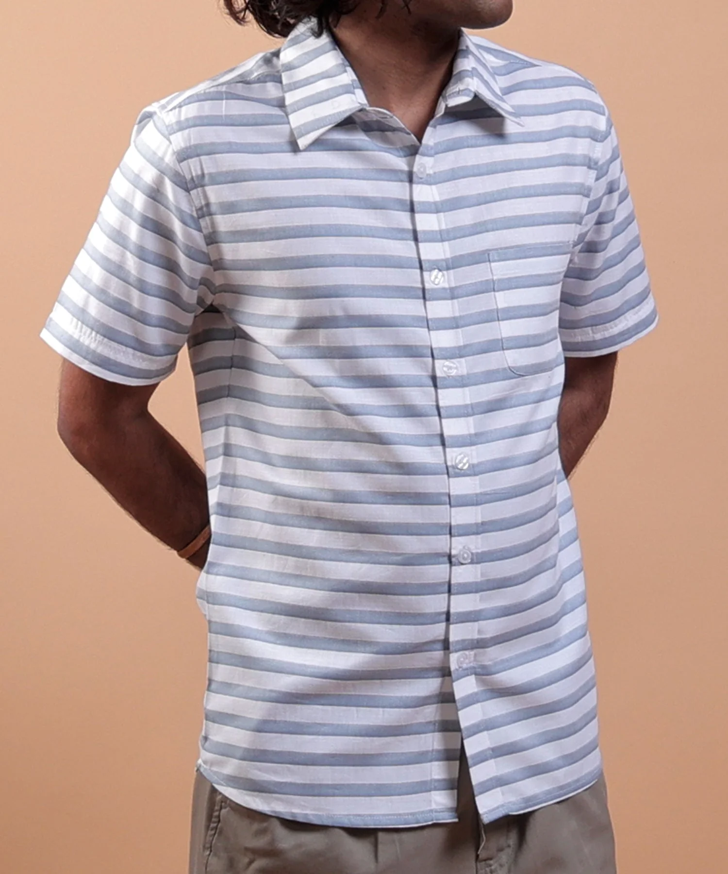 क्षितिज  - Cotton Shirt #8 - Image 4