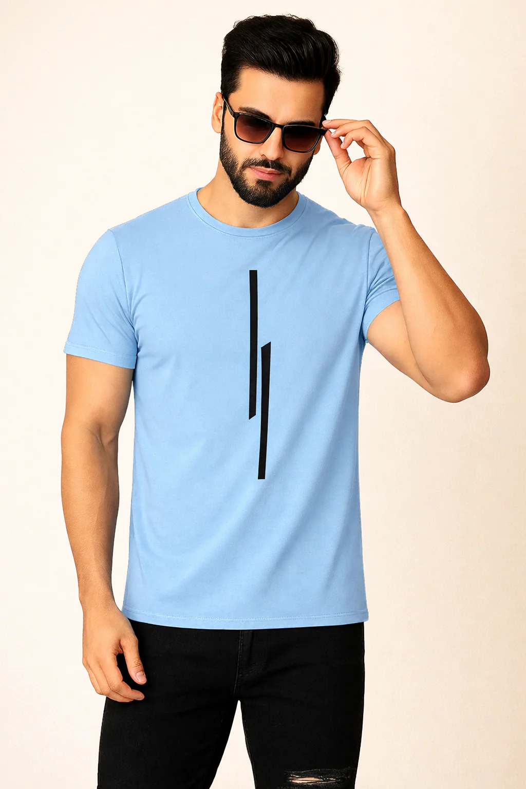 Round Neck Printed T-Shirts - Pack of 3 - Image 2