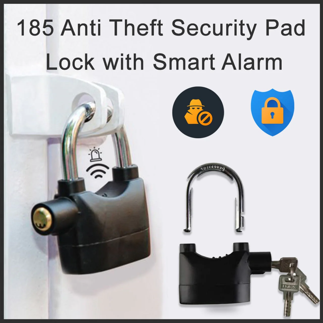 Anti Theft Security Pad Lock with Smart Alarm - Image 3