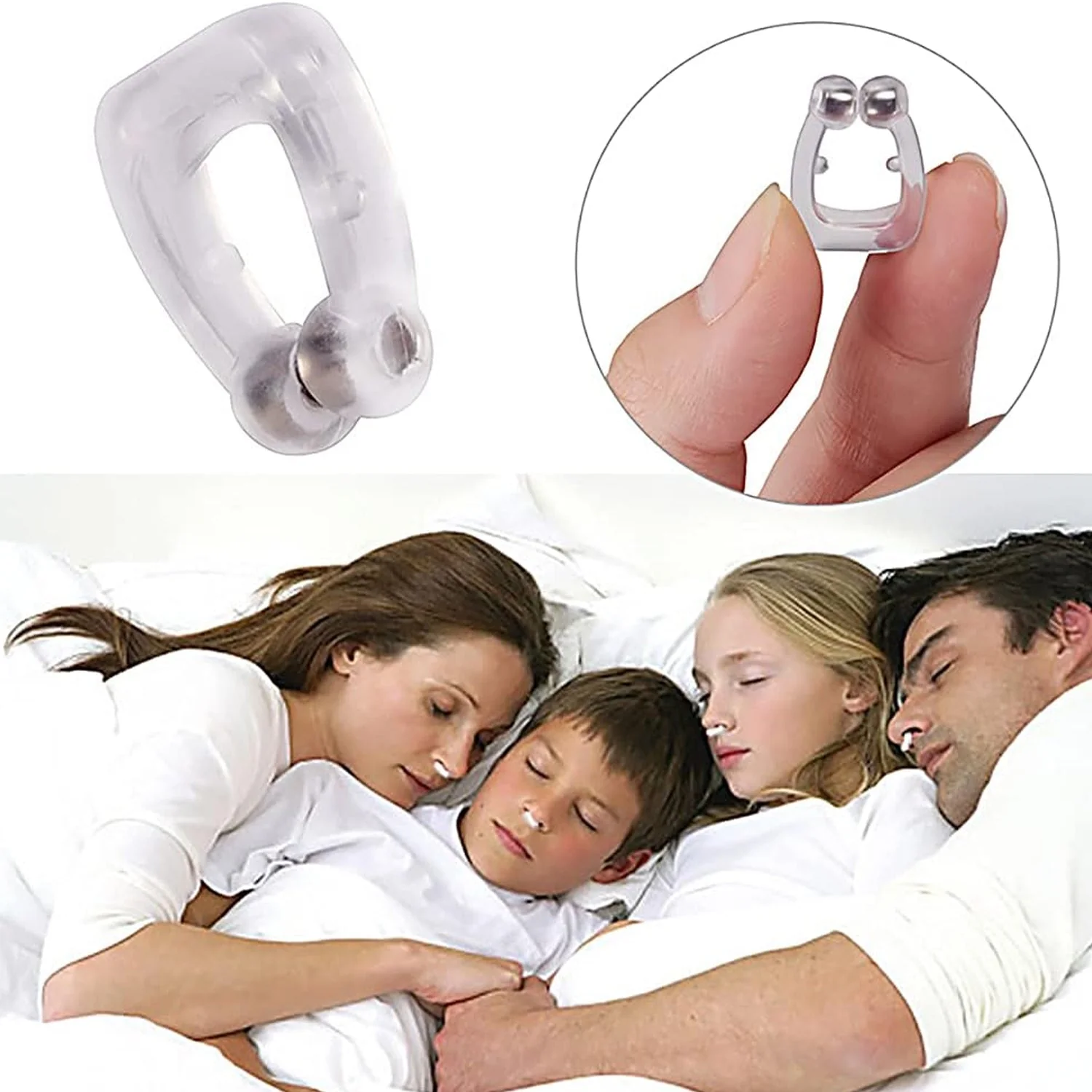 Anti Snore device for men and woman Silicone Magnetic Nose Clip For heavy Snoring sleeper, Snore Stopper, Anti Snoring Device (1 Pc) - Image 10