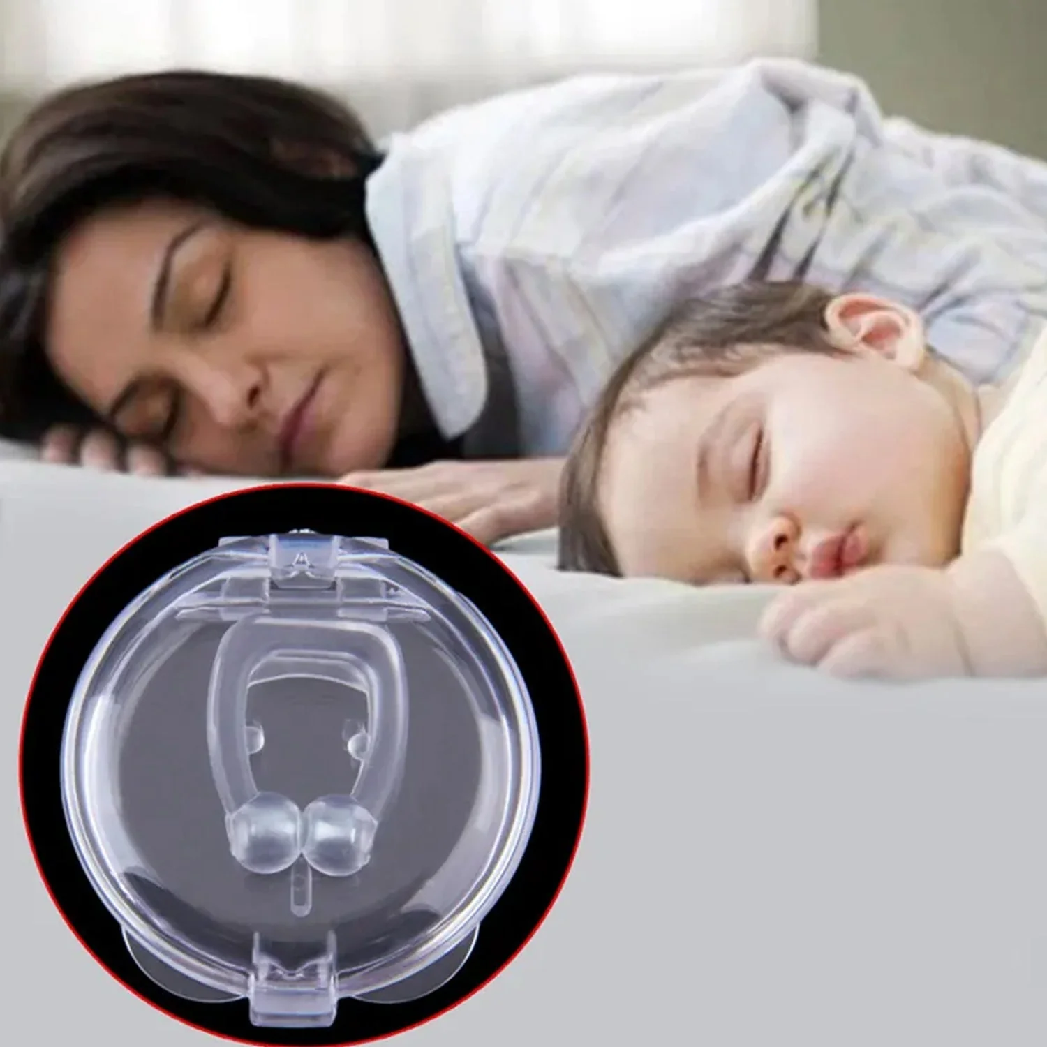 Anti Snore device for men and woman Silicone Magnetic Nose Clip For heavy Snoring sleeper, Snore Stopper, Anti Snoring Device (1 Pc) - Image 7