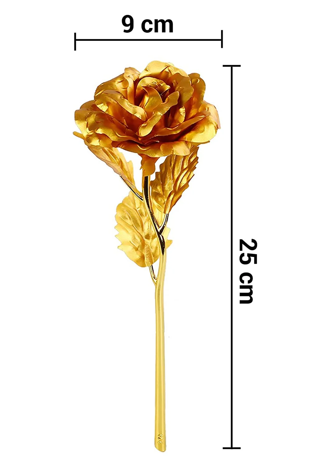 0606 Luxury Decorative Gold Plated Artificial Golden Rose with Premium Box - Image 5