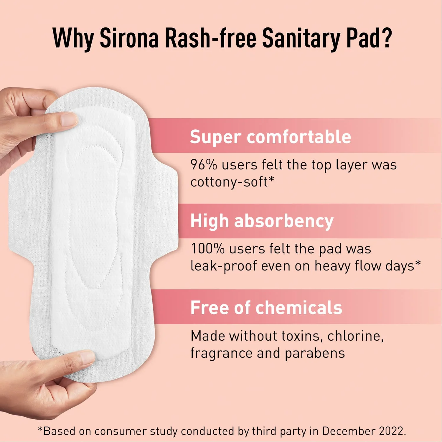 100% Rash Free XL Sanitary Pads For Heavy Flow (1 Pack of 30 Pads) - Image 5
