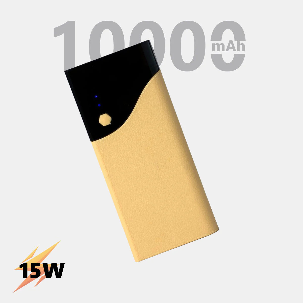 10000 mAh 15W Power Bank With LED Battery Display & Led Light - Star - Image 4