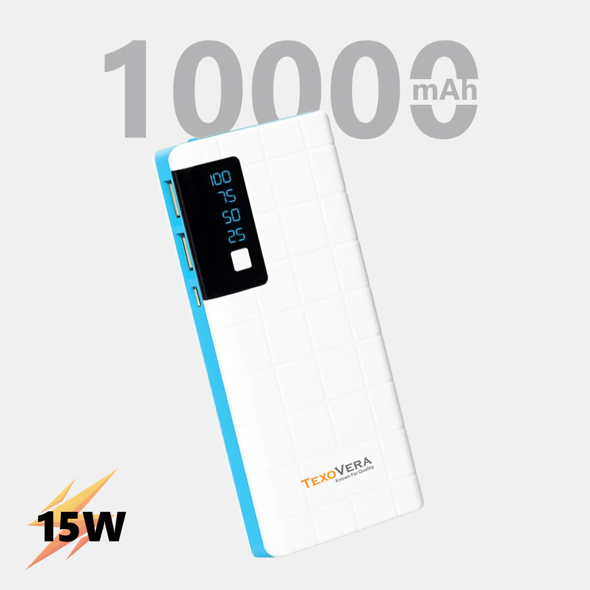 10000 mAh 15W Power Bank With LED Battery Display (6 Month Warranty) - Image 6