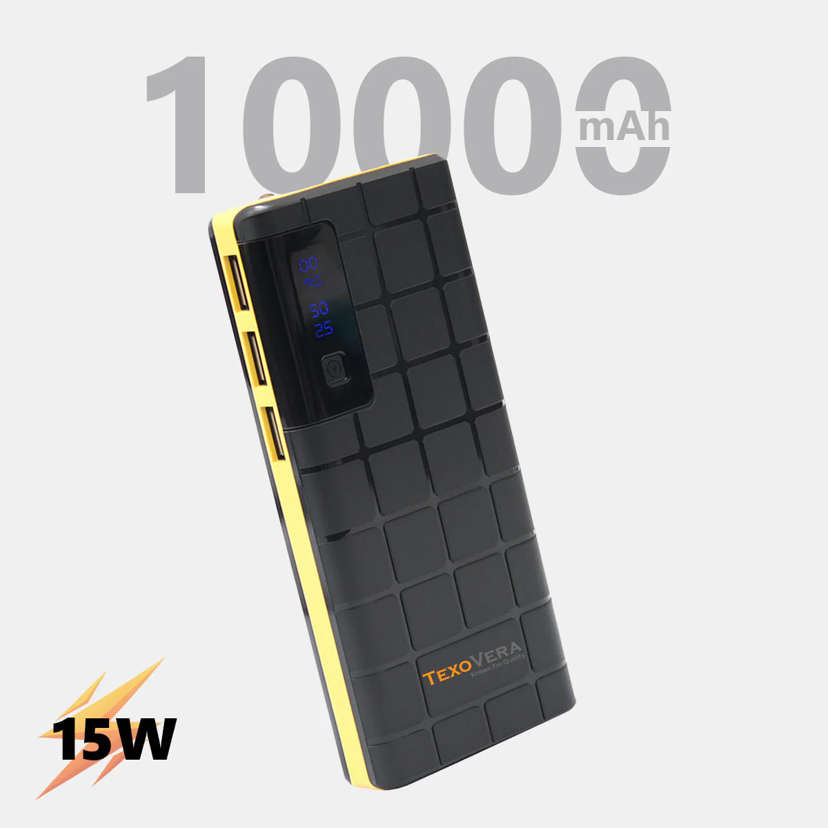 10000 mAh 15W Power Bank With LED Battery Display (6 Month Warranty) - Image 9