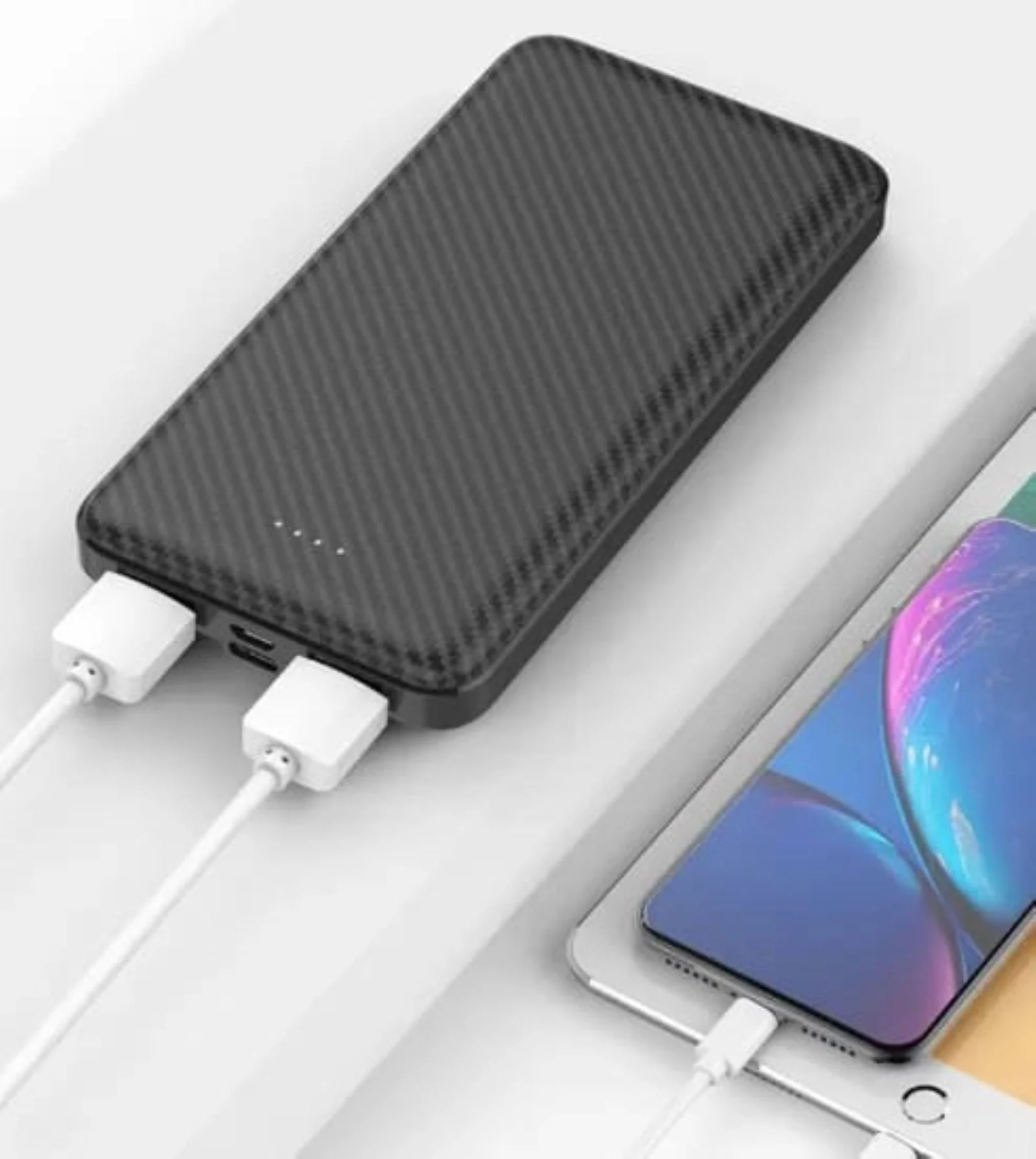 10000 mAh Power Bank 18W with Lithium Polymer Battery (T63-10K) - Image 6