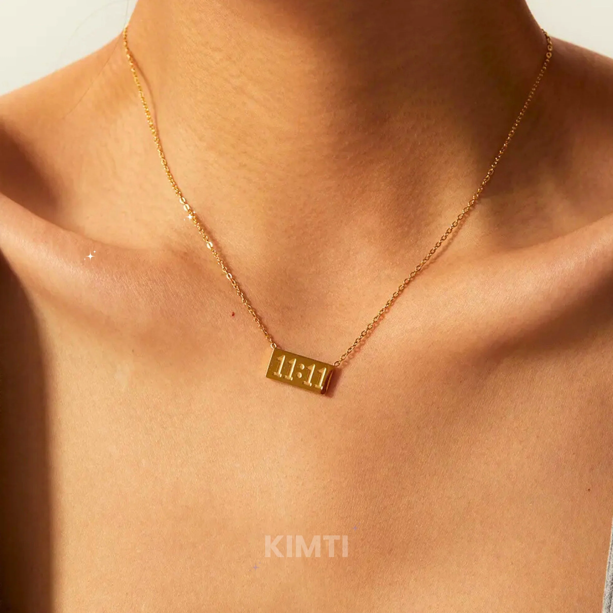 11:11 Manifestation Necklace -  Anti Tarnish 18K Gold Plated - Image 7