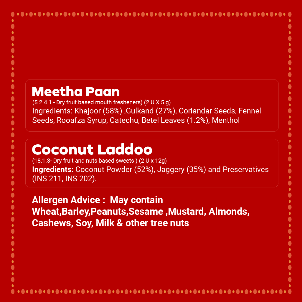12 Items | Shubh Diwali Gift Box | By GO DESi | Diwali Diya Set | Coconut Laddu | DESi POPz: Tangy Imli, Real Aam, Kaccha Aam | Meetha Paan - Image 12