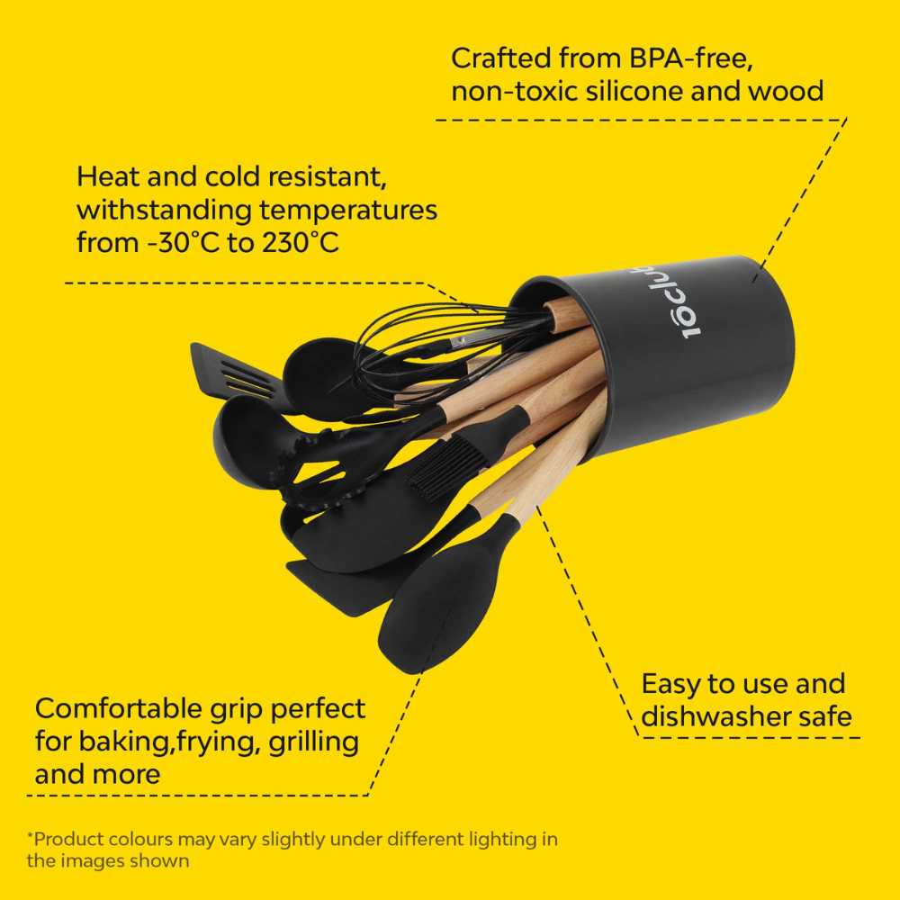 12 Piece - Heat Resistant Silicone Spatula Set - Image 8