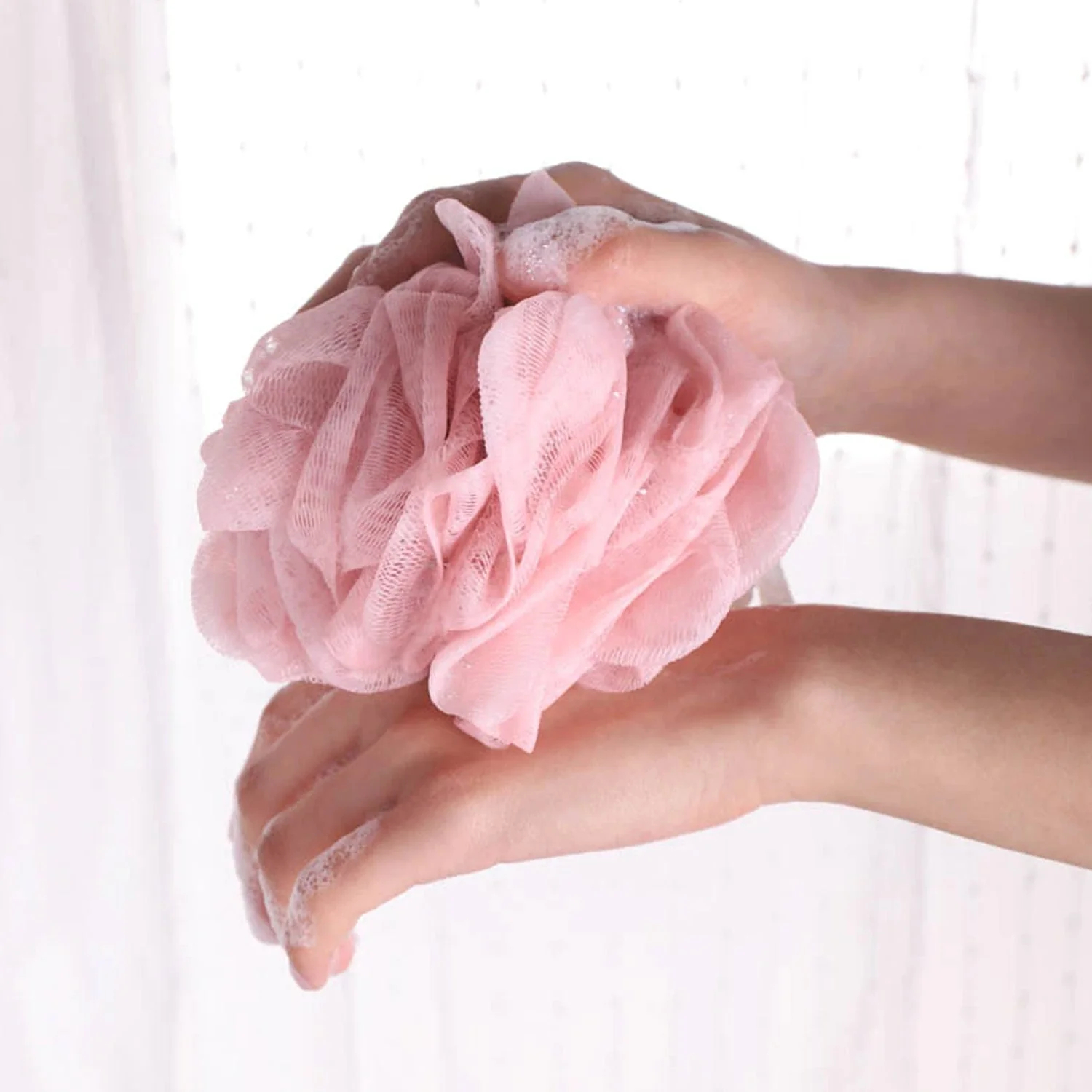B Bath Sponge Round Loofah and Back Scrubber for Men and Women - Image 9