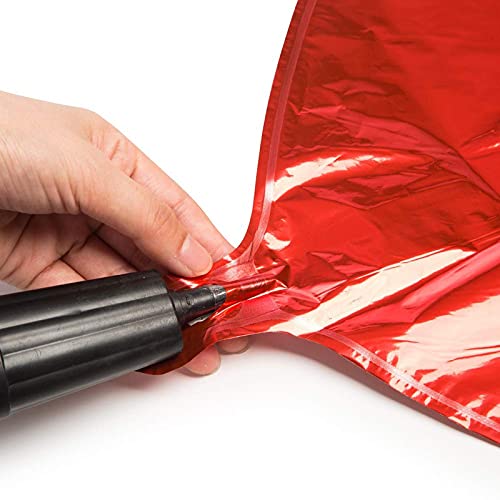 16 Inch Red Heart Shape Foil Balloon (Pack of 8) - Image 4
