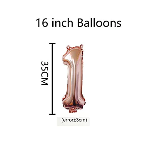 16 Inch Solid 7 Number Gold Foil Balloon - Image 4