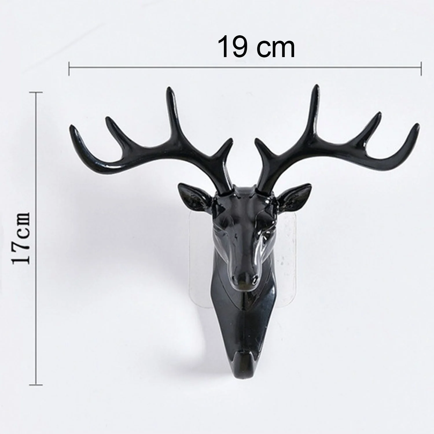 Deer Head Self Adhesive Wall Door Hook Hanger - Image 5