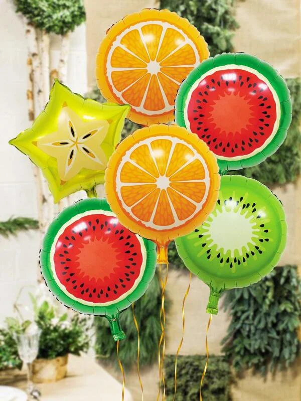 18 Inch Kiwi Fruits Shape Foil Balloon (Multicolor)  (Pack of 1) - Image 8