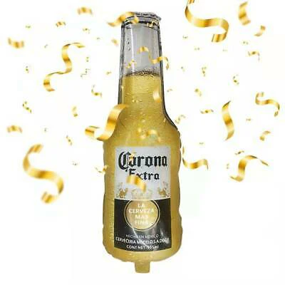 18 Inch Multicolor Corona Extra Beer Bottle Shaped Foil Balloon (Pack of 1) - Image 2