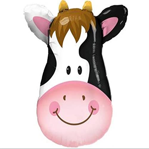18 Inch Multicolor Mix Six Animals Head Jungle Theme Foil Balloon (Pack of 6) - Image 5