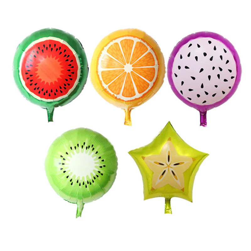 18 Inch Starberry Fruit Shape Foil Balloon (Multicolor) (Pack of 1) - Image 3