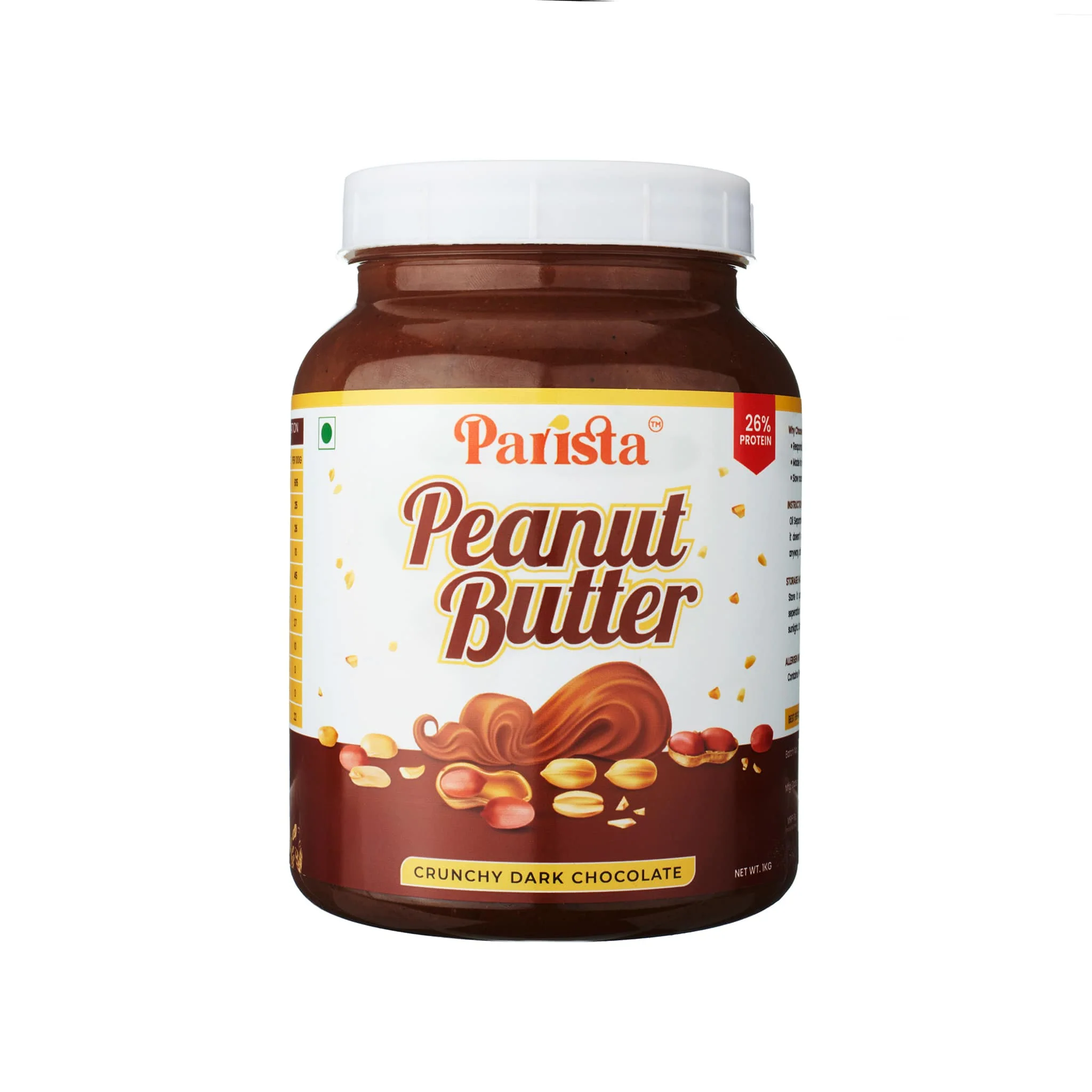 1KG Crunchy Dark Chocolate Peanut Butter - Image 11