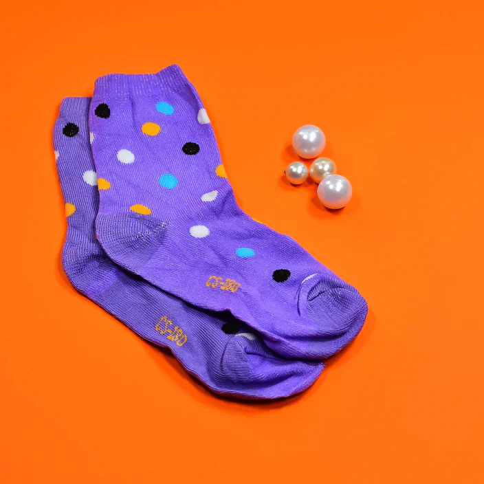 1PAIR SOCKS PRINTED TRENDY MULTIPLE DESIGNER SOCKS (3 Different Size / Mix Design) - Image 6