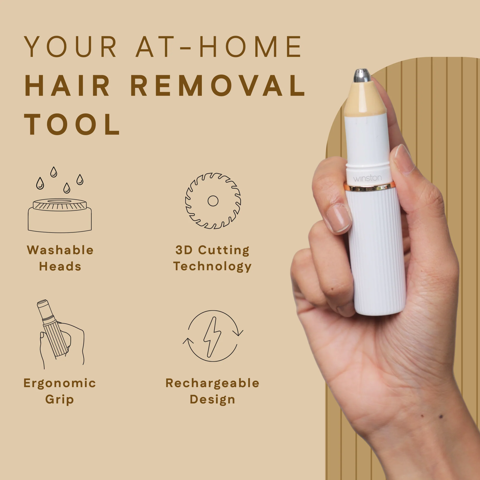 2 In 1 Face & Eyebrow Trimmer - Image 5