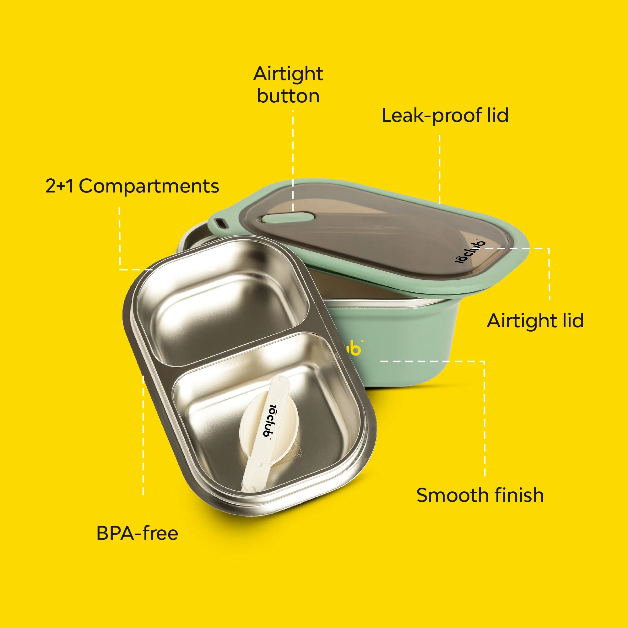 2-Layer Insulated Lunchbox For Dry Food - Image 17