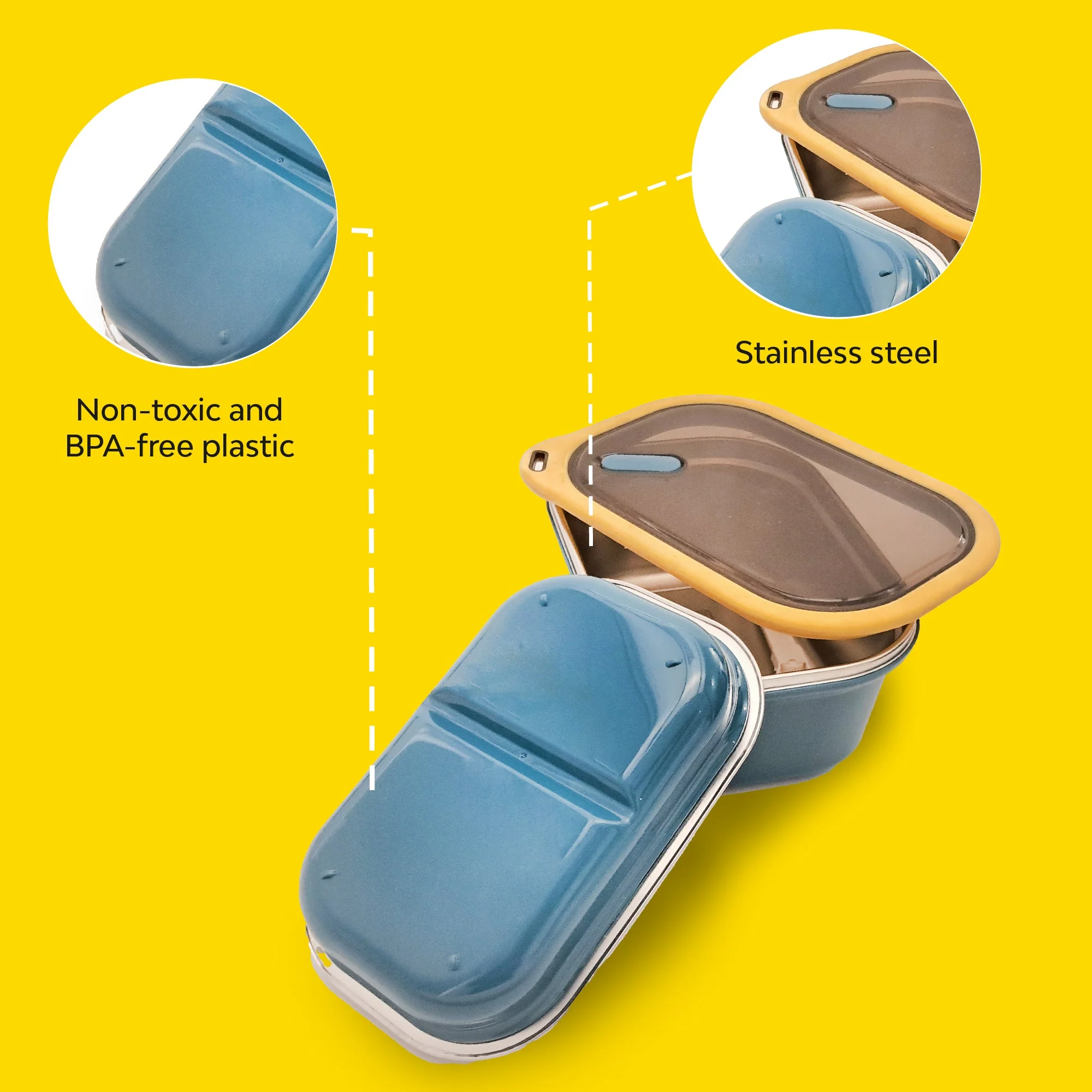 2-Layer Insulated Lunchbox For Dry Food - Image 5