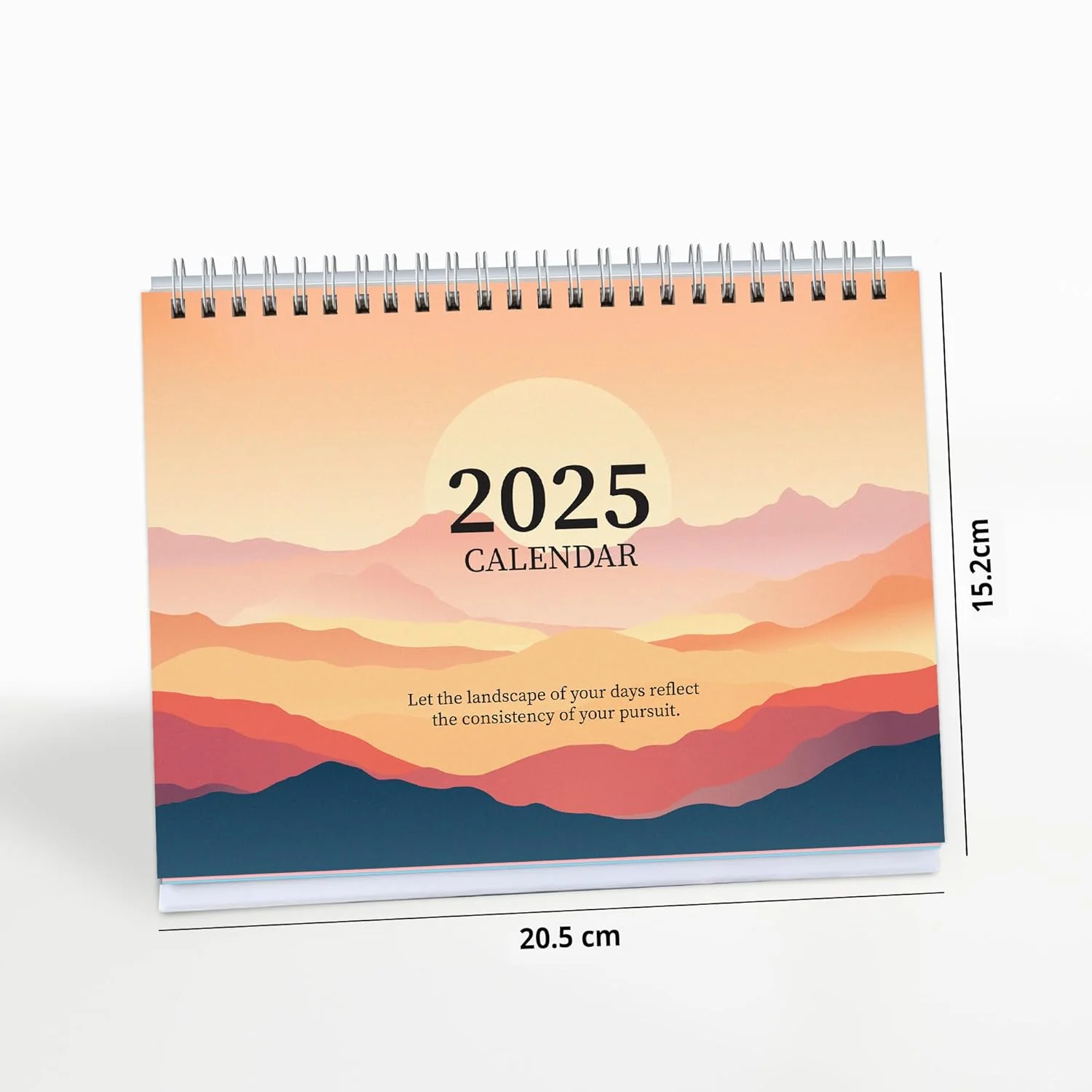 2025 Desk Calendar With To-do List Planner and Sticker Sheet - Landscapes - Image 4