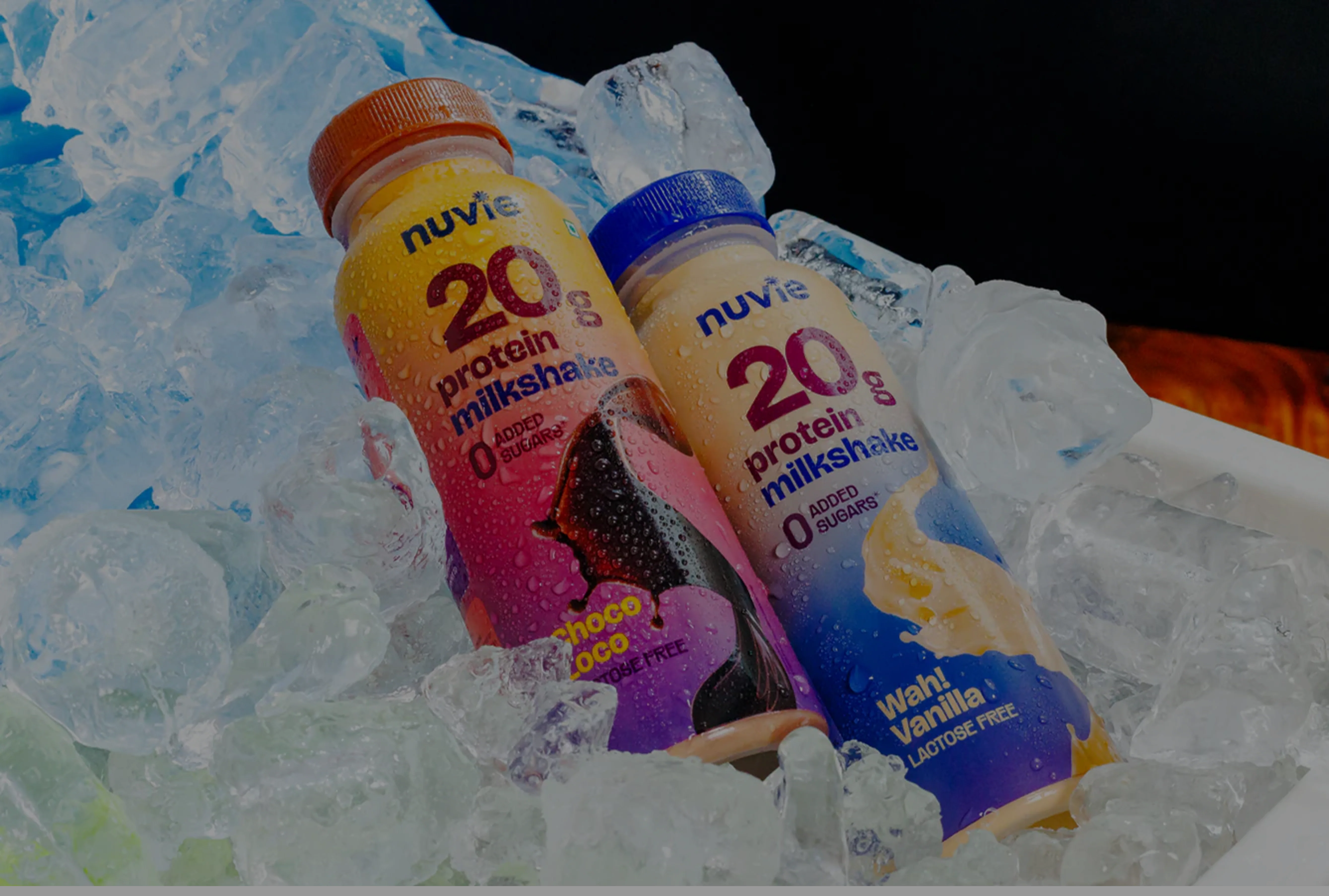 20g Protein Shake - 2 Flavors (Kesar Pista + Chocolate) - Image 2