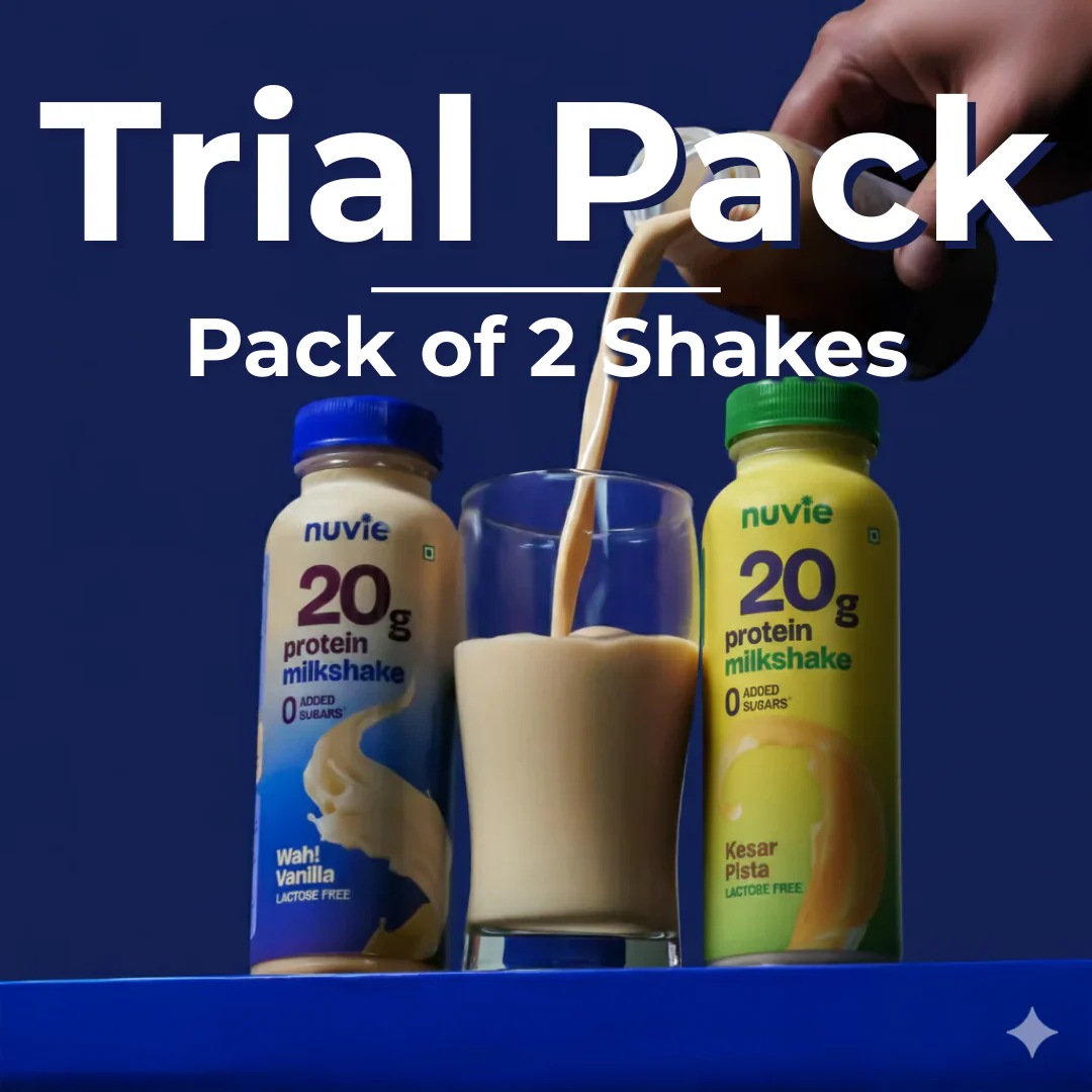 20gm Protein Milkshake Combo - Vanilla + Kesar Pista - Image 9