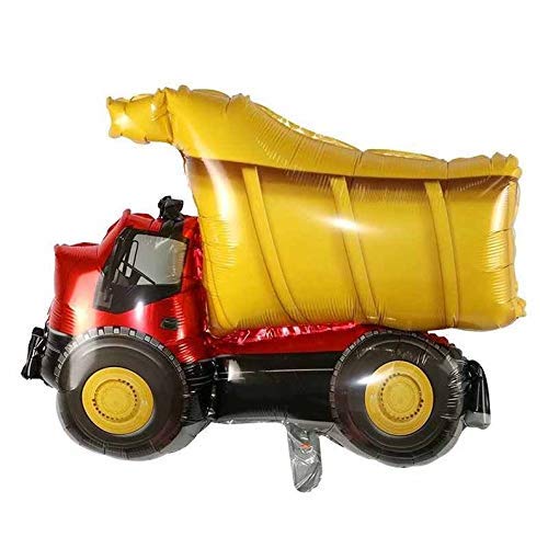 22 Inch Multicolor Large Dump Truck Foil Balloon