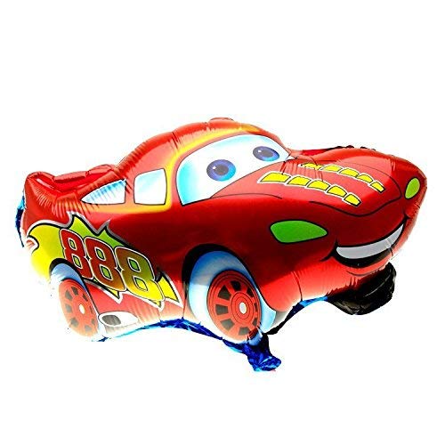 22 Inch Red Cartoon Car Foil Balloon - Image 2