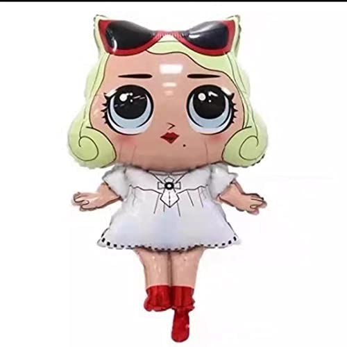 25 Inch Multicolor Lol Surprise Doll Foil Balloons (Pack of 5) - Image 2