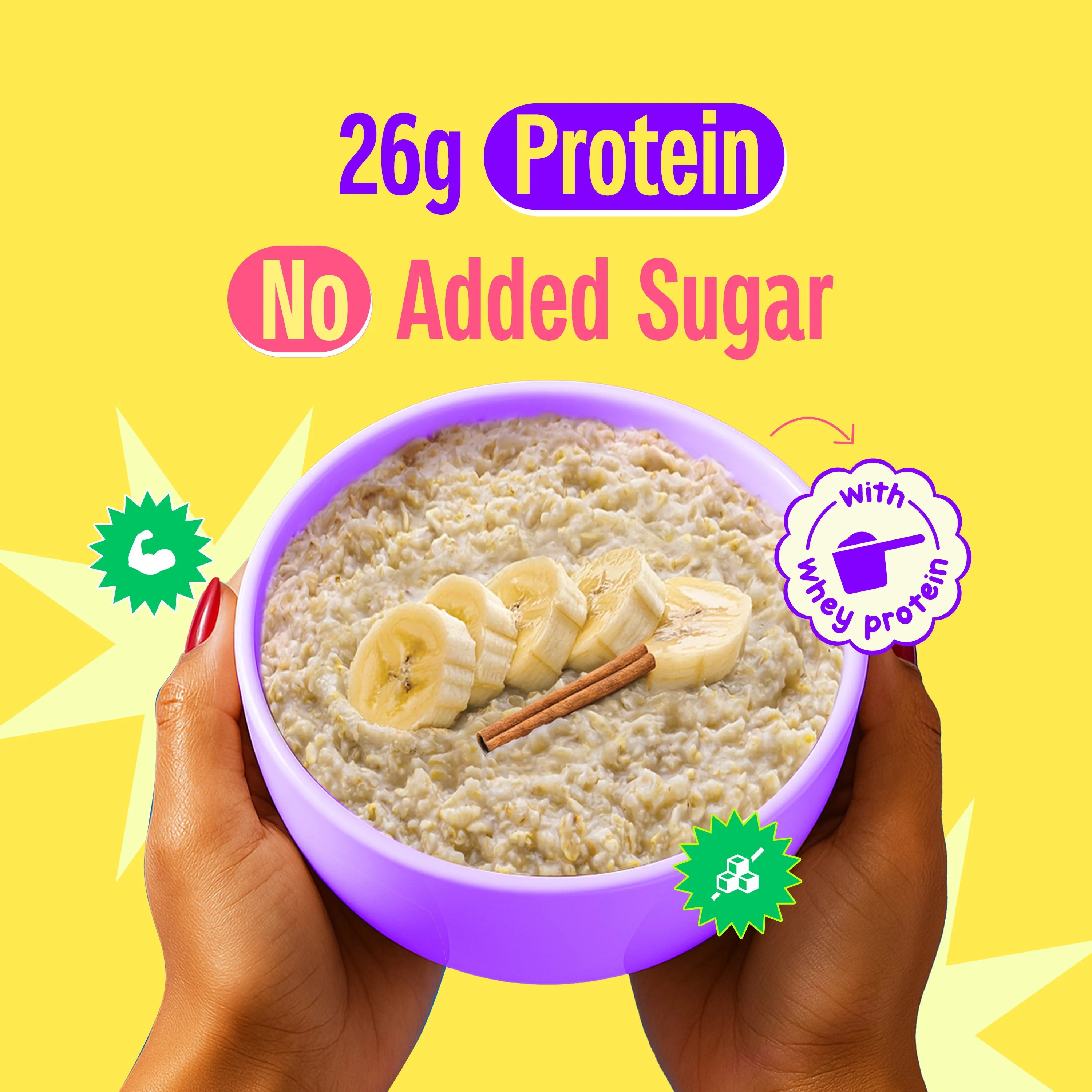 26g High Protein Oats Banana Crème - Image 2