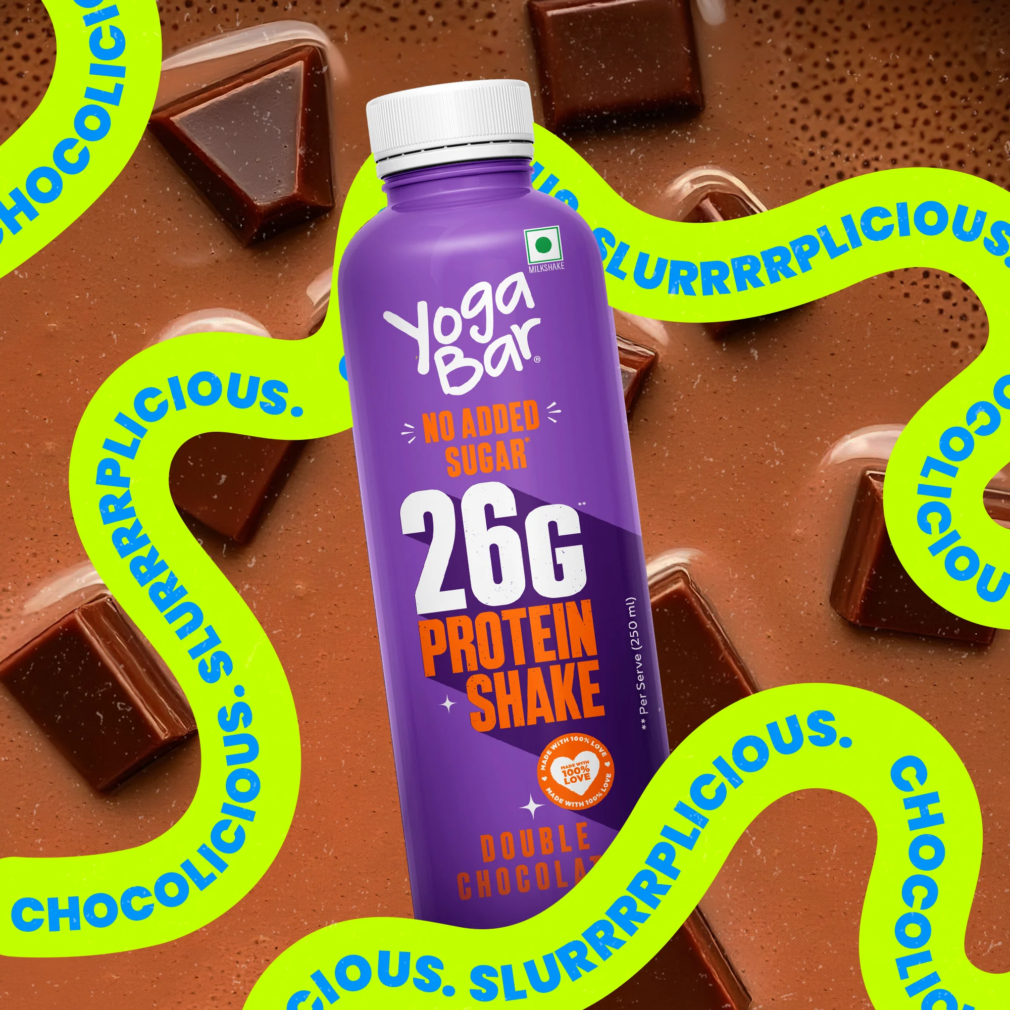 26g Protein Shake Double Chocolate 250ml/bottle - Image 4