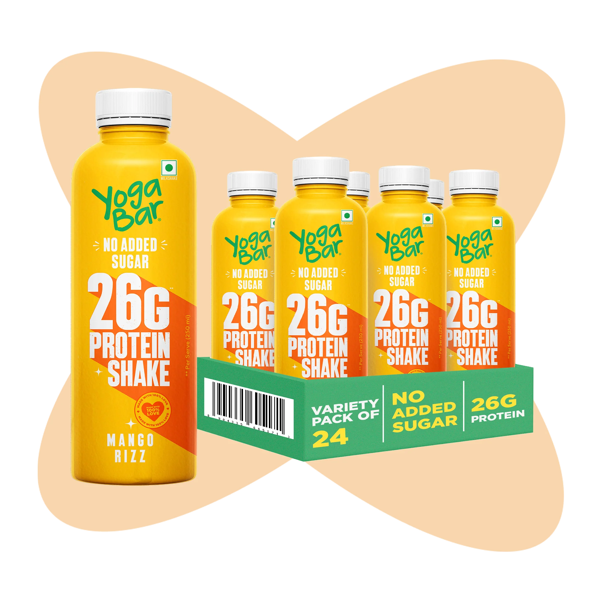 26g Protein Shake Mango Rizz - Pack of 24 - 250ml/bottle - Image 26