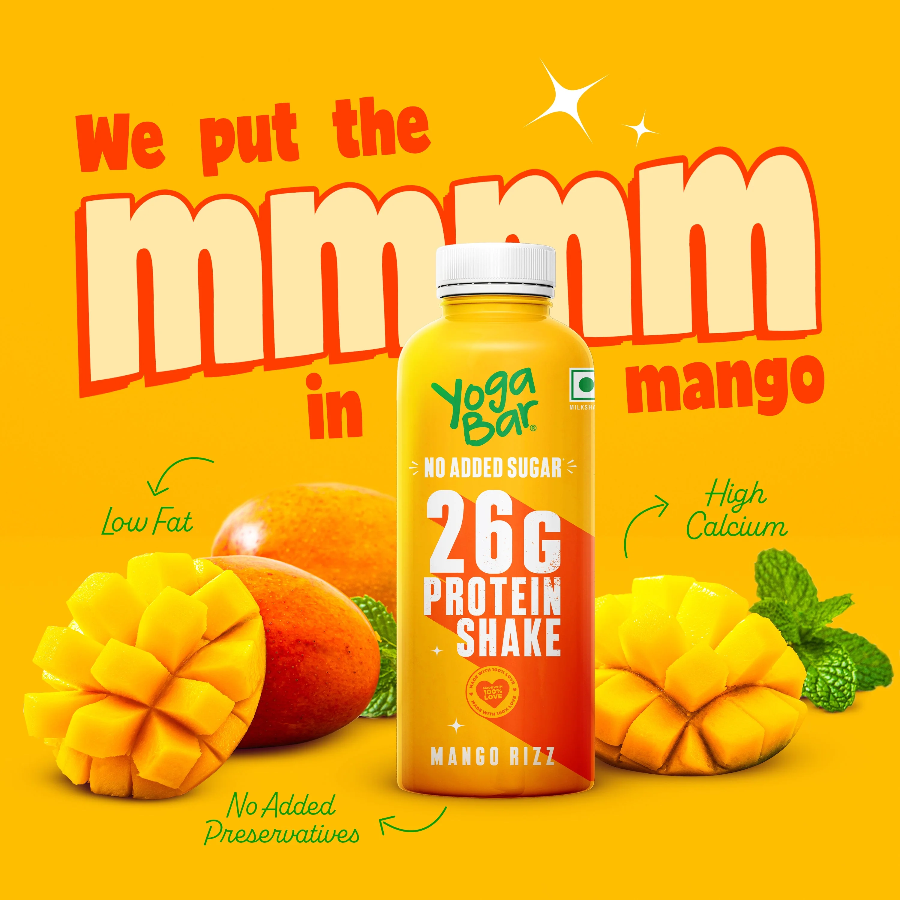26g Protein Shake Mango Rizz - Pack of 24 - 250ml/bottle - Image 3
