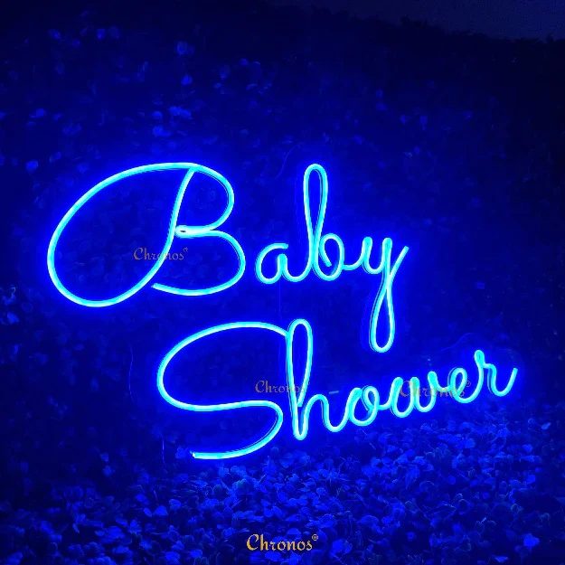 27 Inch Baby Shower Led Neon Light Sign (Blue)(Pack of 1) - Image 2