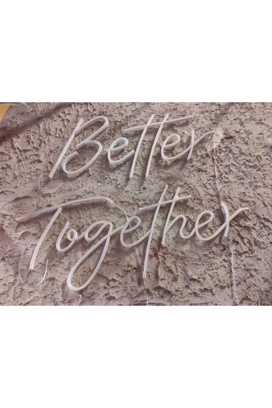 27 Inch Best Together Led Neon Light Sign (Warm White)(Pack of 1) - Image 3