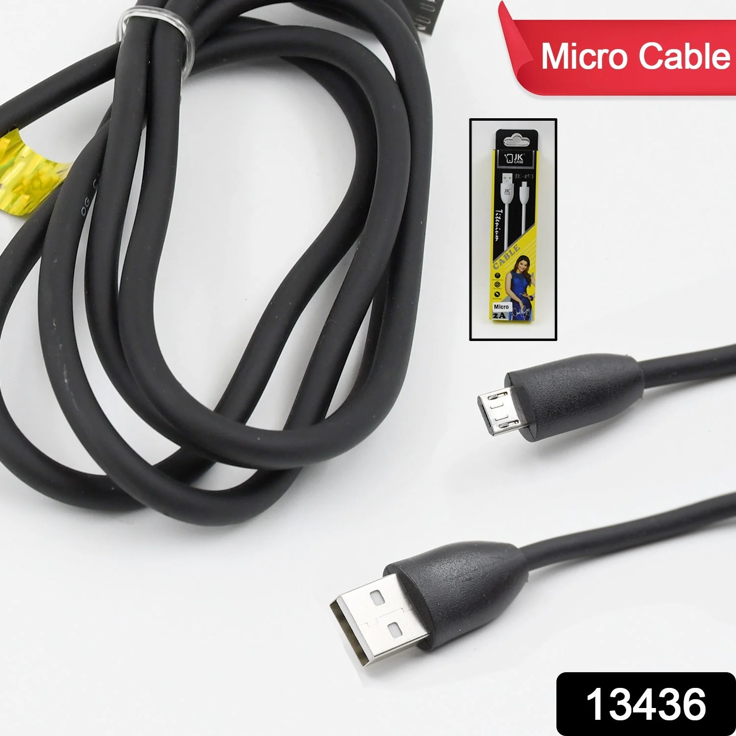 A Fast Charging for android, Tough Long Micro Cable (1 Pc) - Image 2