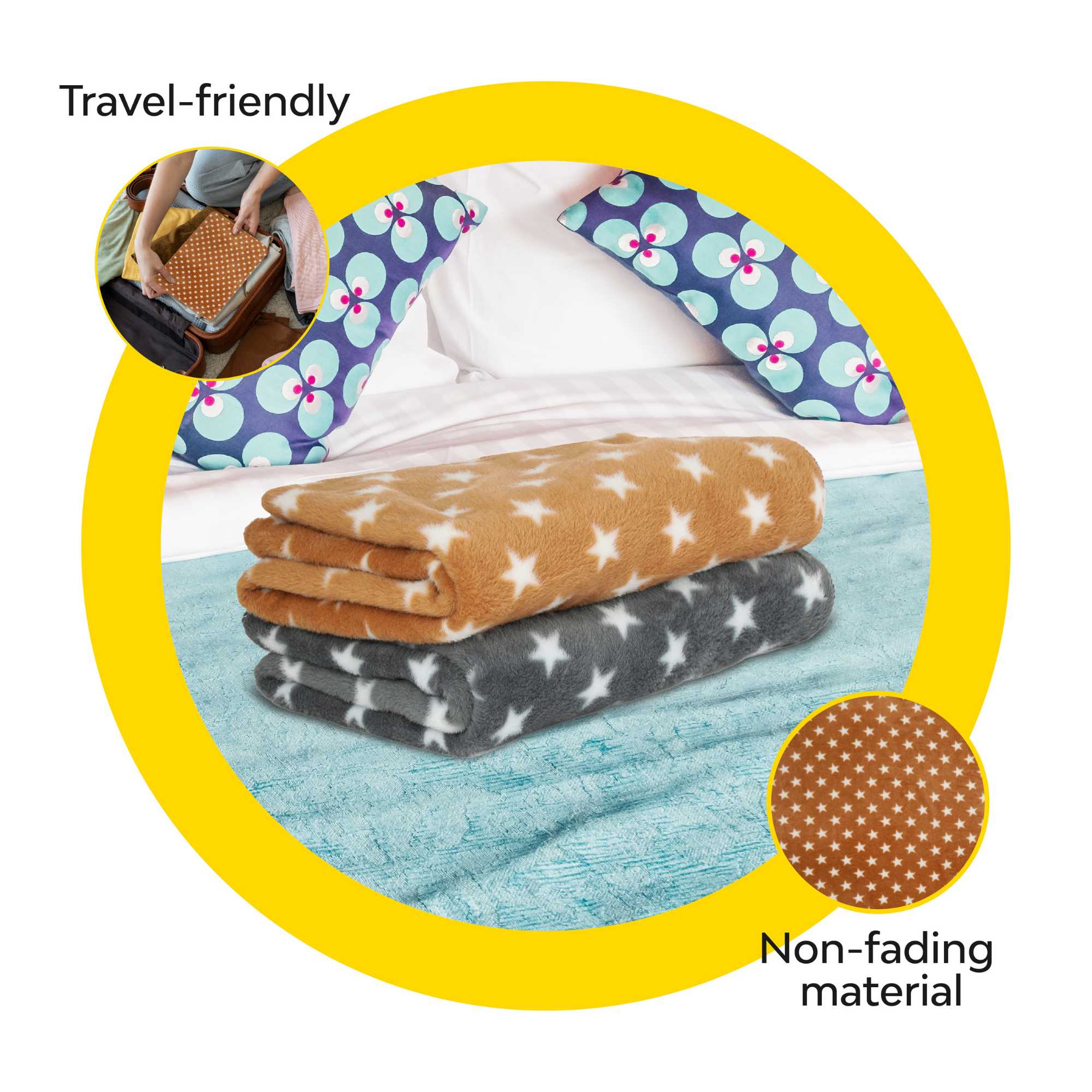 3-In-1 Flannel Swaddle Blanket | Set Of 2 - Image 30