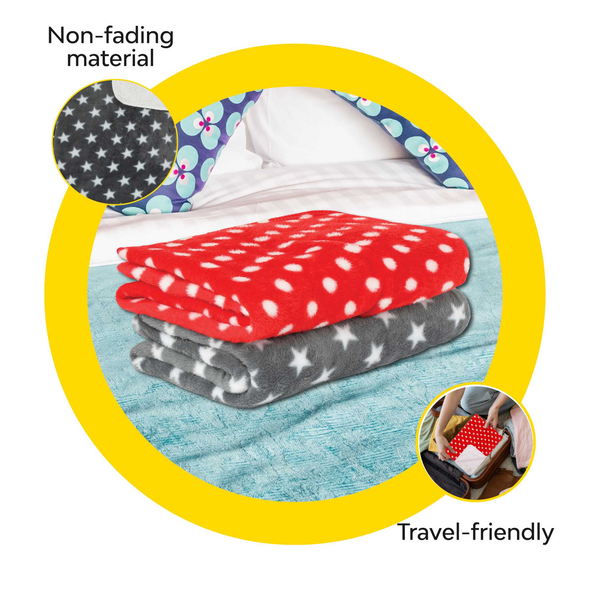 3-In-1 Flannel Swaddle Blanket | Set Of 2 - Image 36