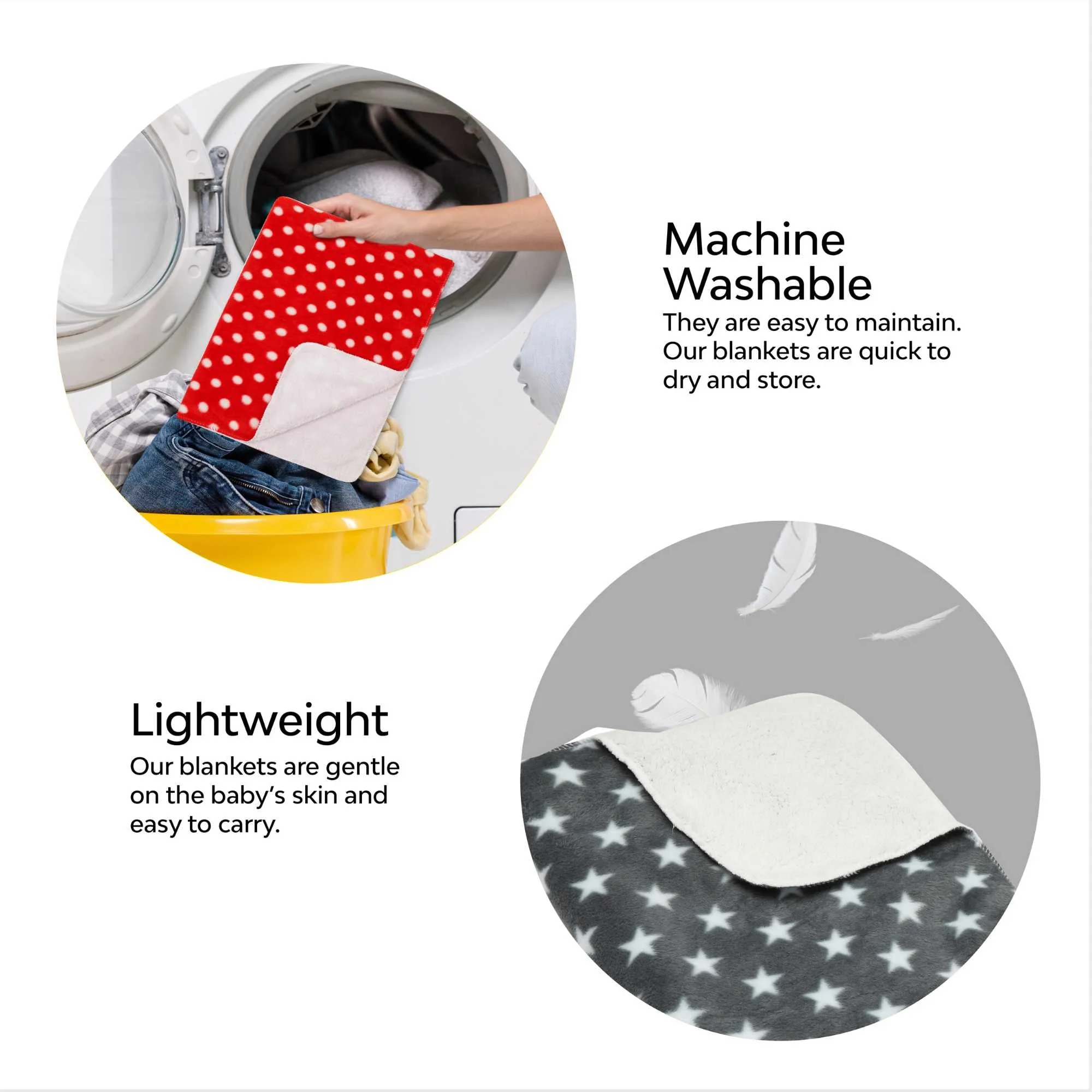 3-In-1 Flannel Swaddle Blanket | Set Of 2 - Image 37