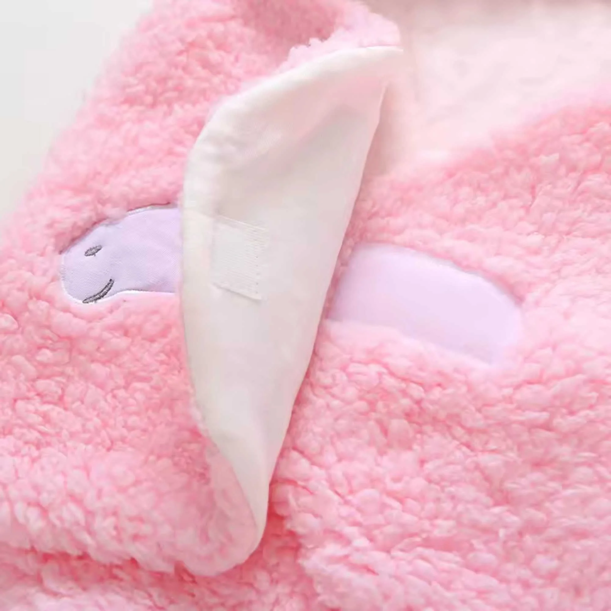 3-In-1 Fleece Unicorn Hooded Wrap With Velcro Lock | Set Of 2 - Image 17