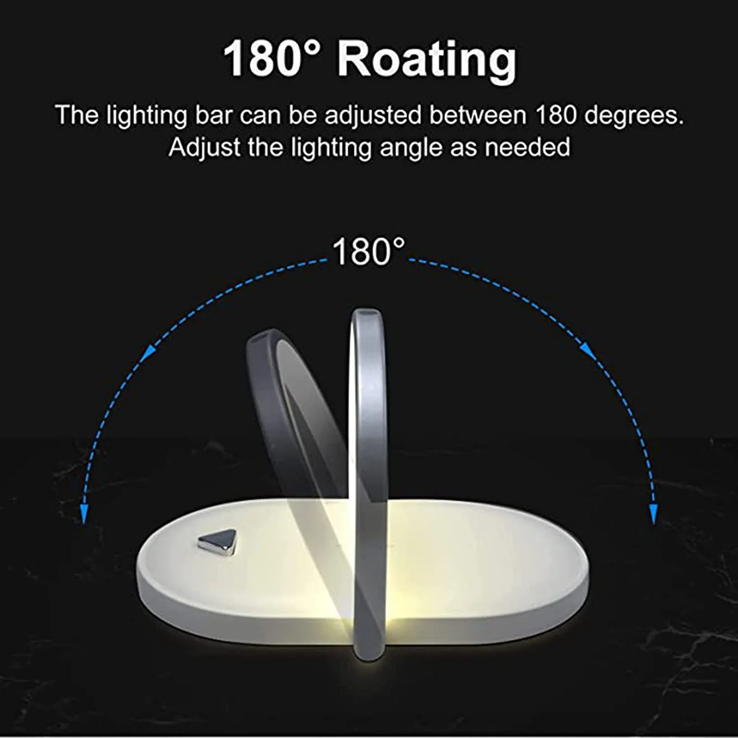 3-in-1 Touch Lamp- Night Light with Wireless Charger - Image 2