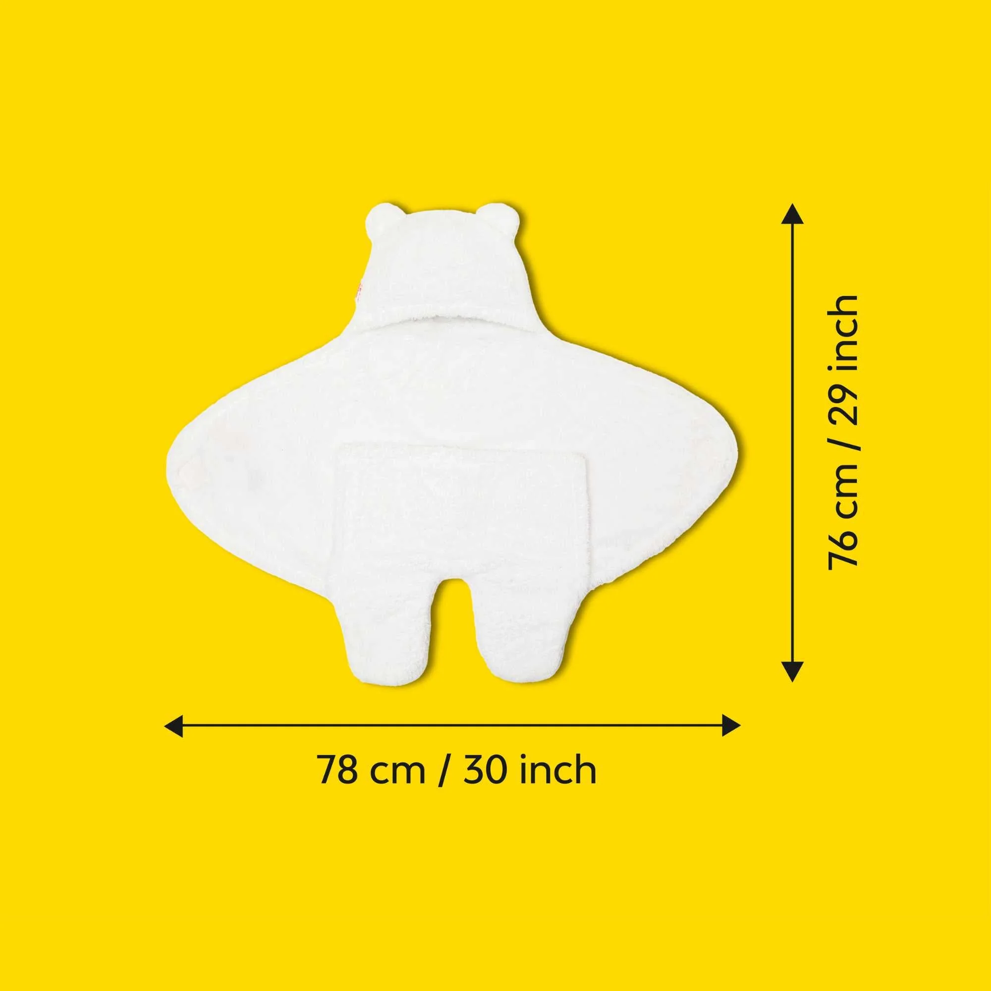 3-In-1 Unicorn Hooded Baby Blanket Wrapper With Velcro Lock - Image 16