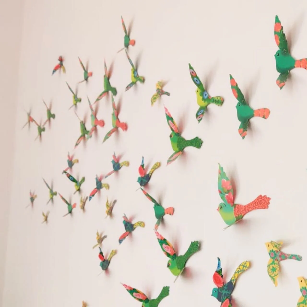 3 Packs of 24 Decorative Paper Birds - 72 Birds - Image 9
