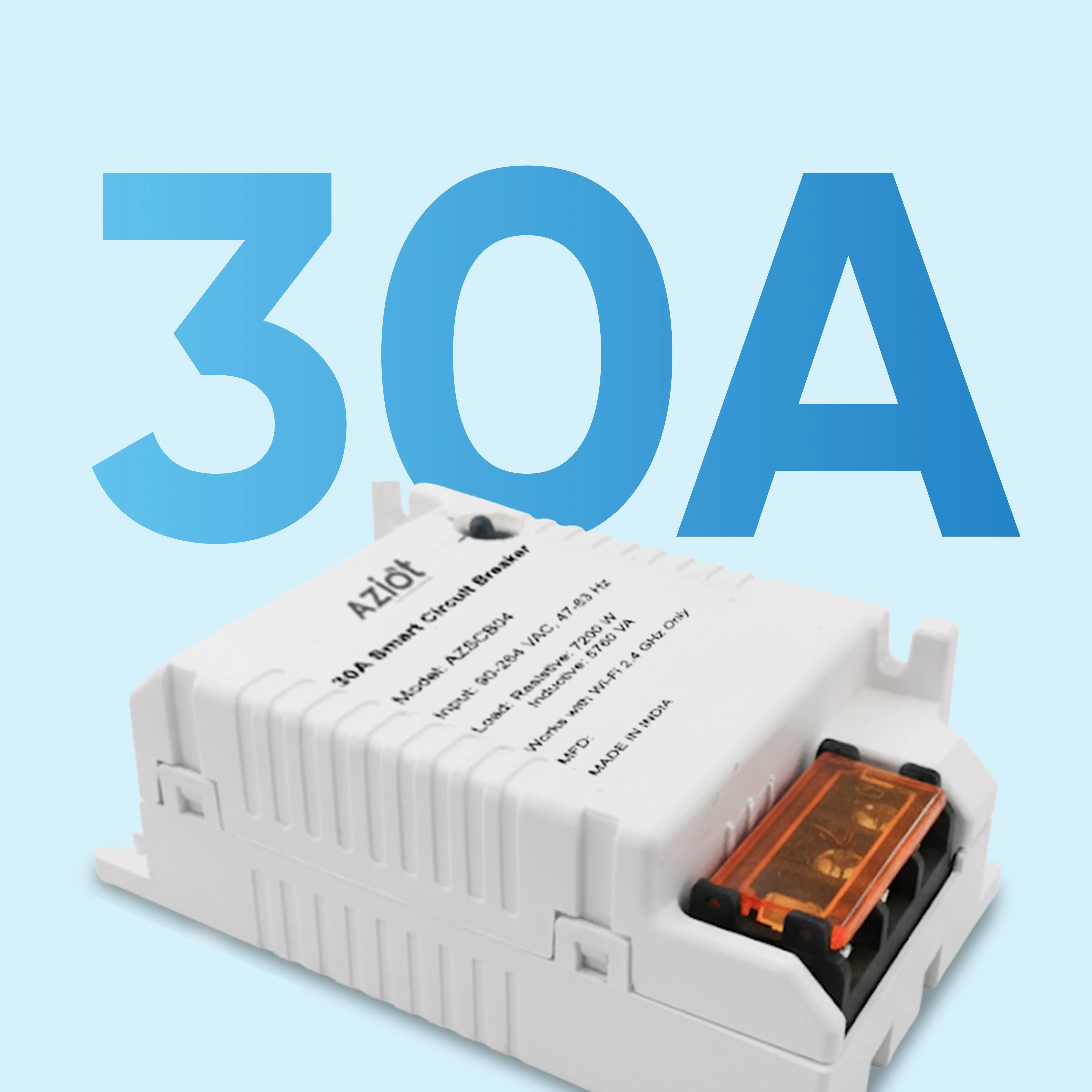 30Amp Circuit breaker with Energy Monitoring WiFi + BLE Smart Circuit Breaker – Mobile App Control, Alexa & Google Assistant Compatible, Easy Installation, Made in India - Image 7