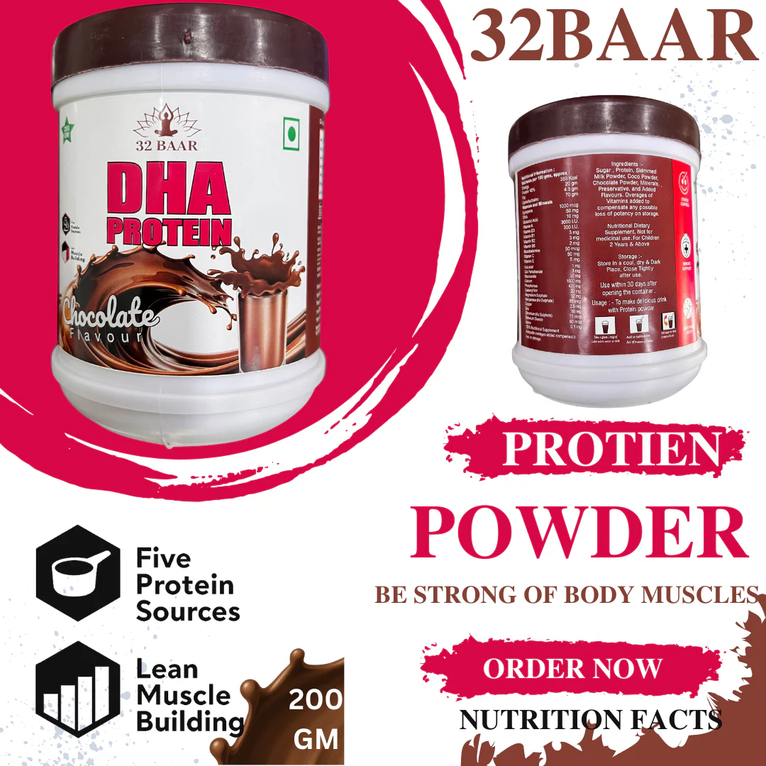 32 BAAR-DHA PROTIEN POWDER
