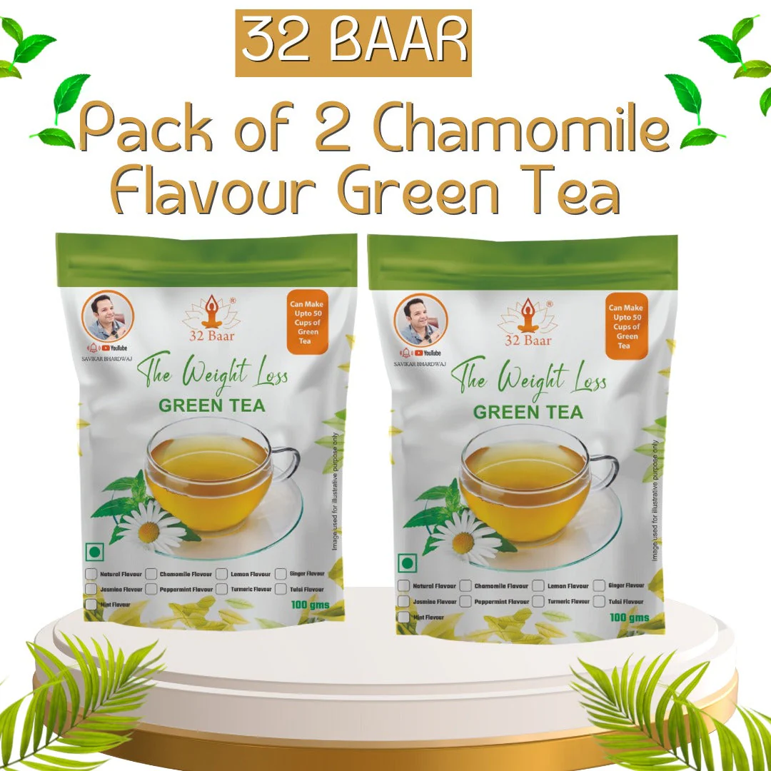 32 BAAR PACK OF 2 CHAMOMILE GREEN TEA - Image 3